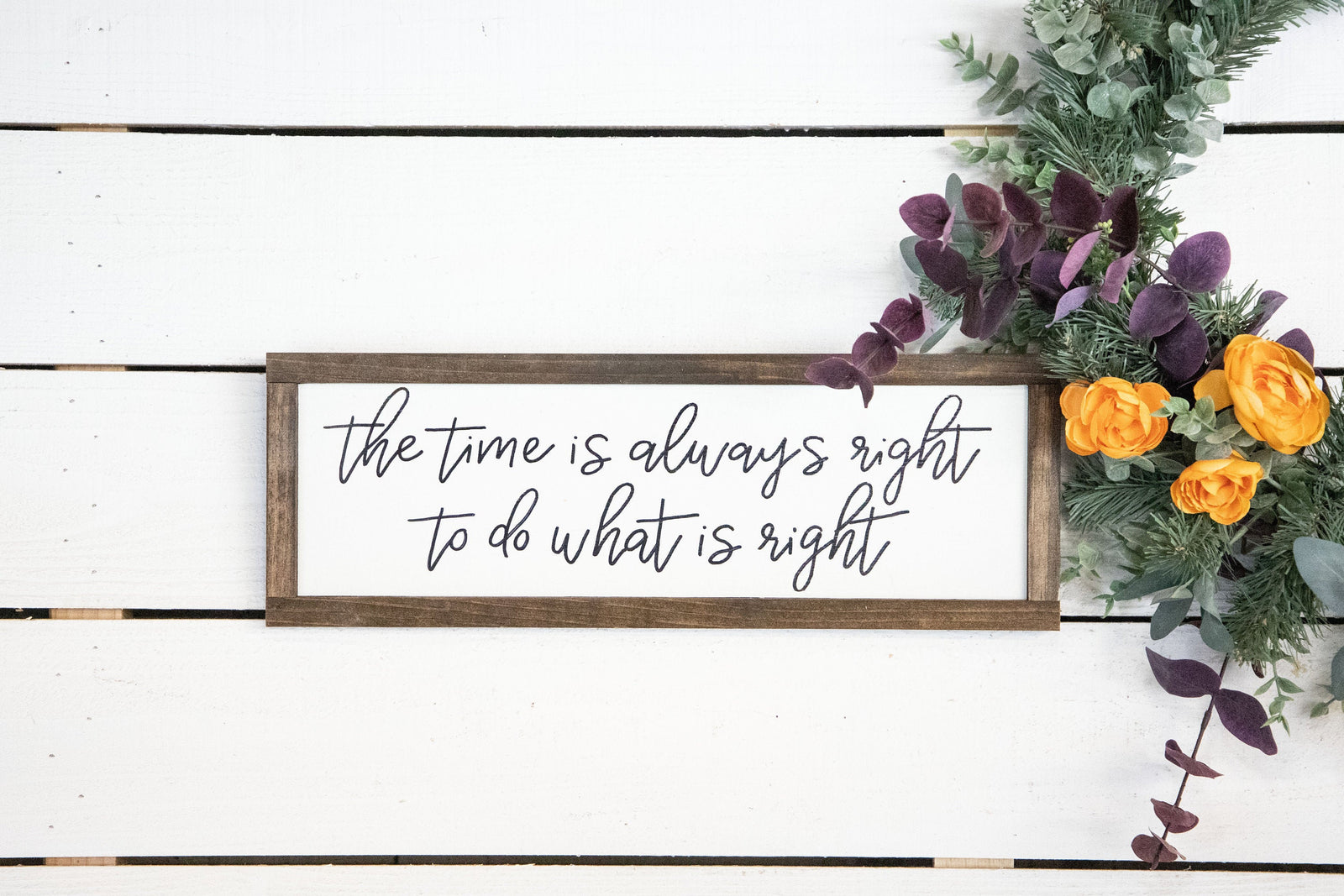 the time is always right to do what is right