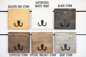 Wall Key + Mail Wood Organizer with Shelf + Railing
