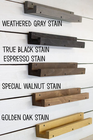Solid Wood Entryway Shelf with Key Hooks