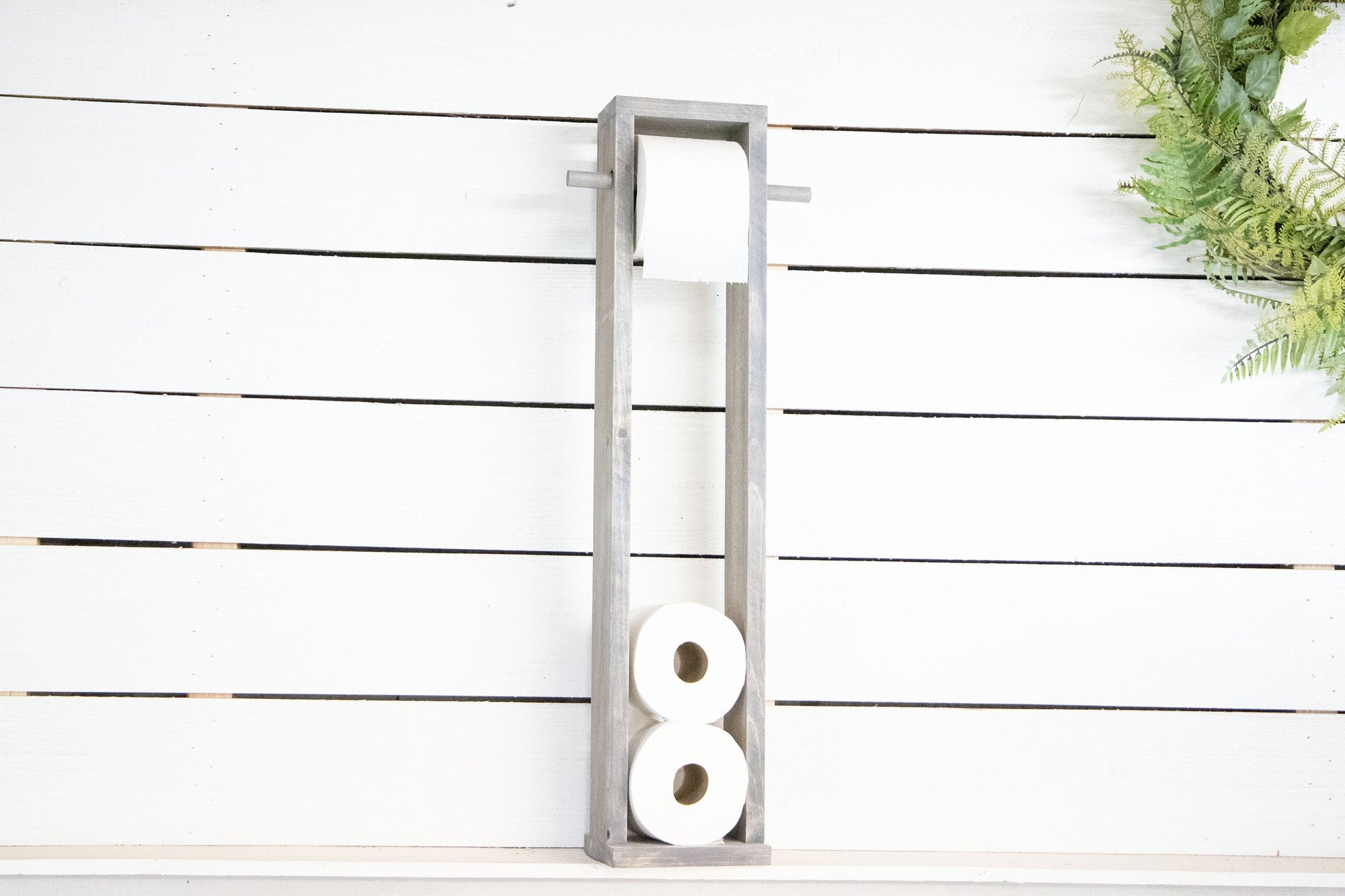 Stand Alone Toilet Paper Roll Holder