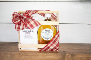 Pure NY Maple Syrup Gift Crate